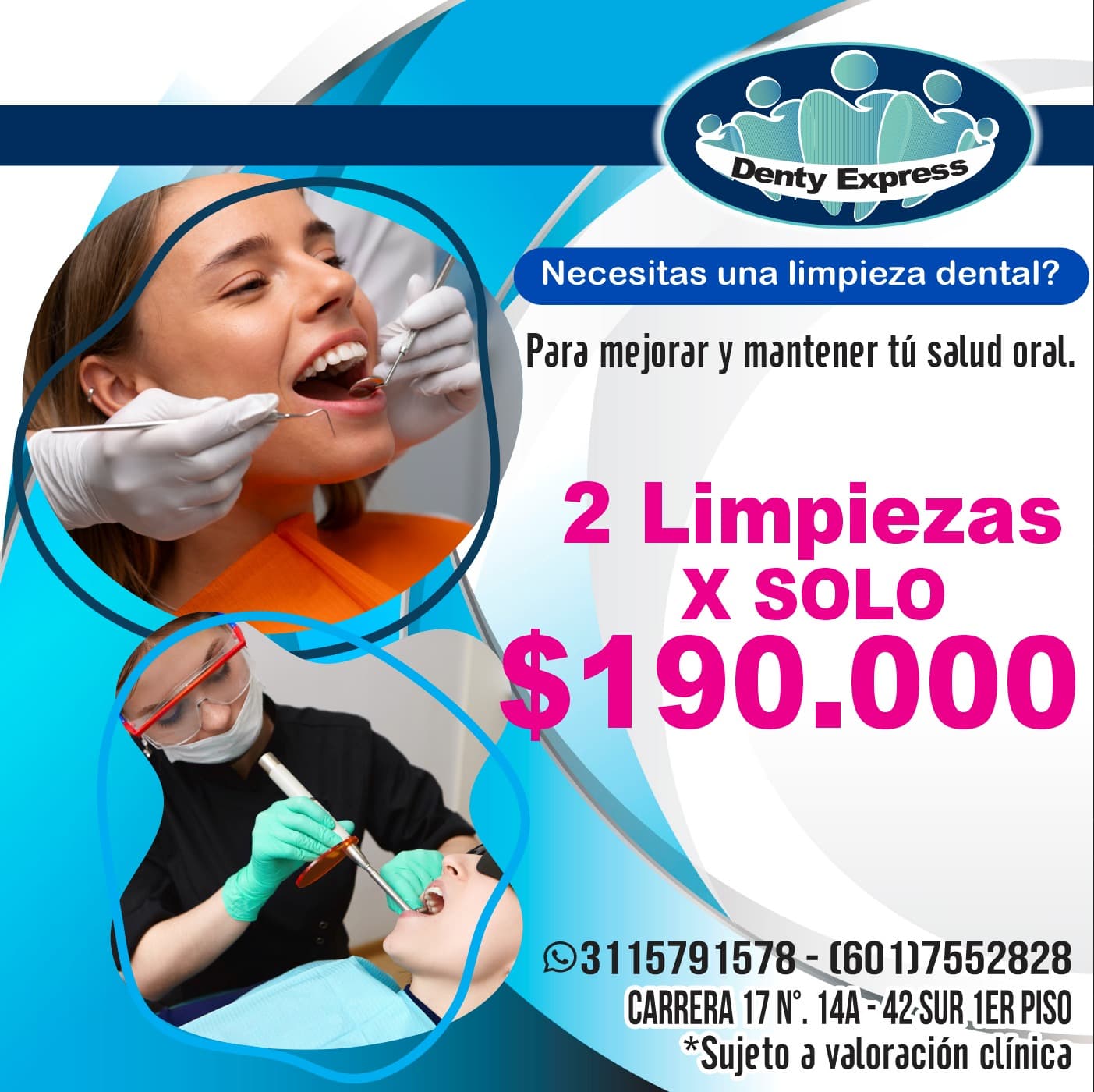 Promoción de limpieza dental